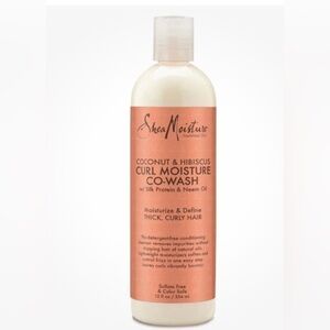 Shea Moisture Coconut & Hibiscus Curl Moisture Co-Wash  12 oz New